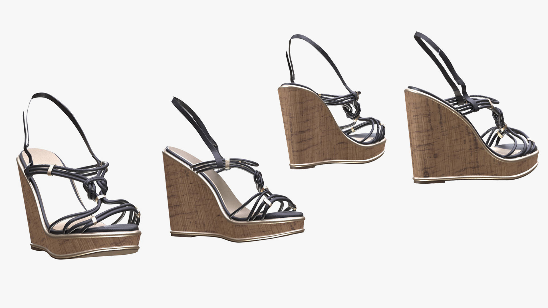 Shoes 217 - All MH Bodies - UE5 Skeletons - Rigged Low-poly 3D model_3