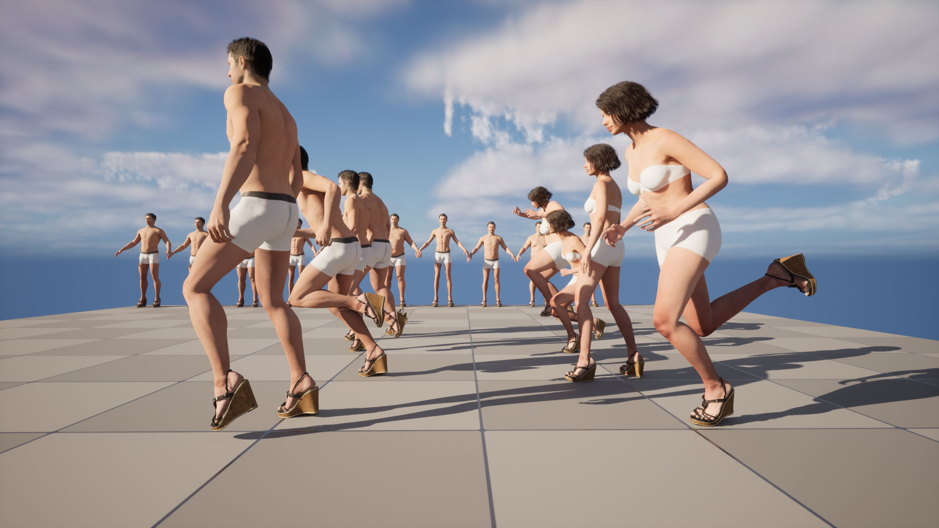 Shoes 217 - All MH Bodies - UE5 Skeletons - Rigged Low-poly 3D model_17