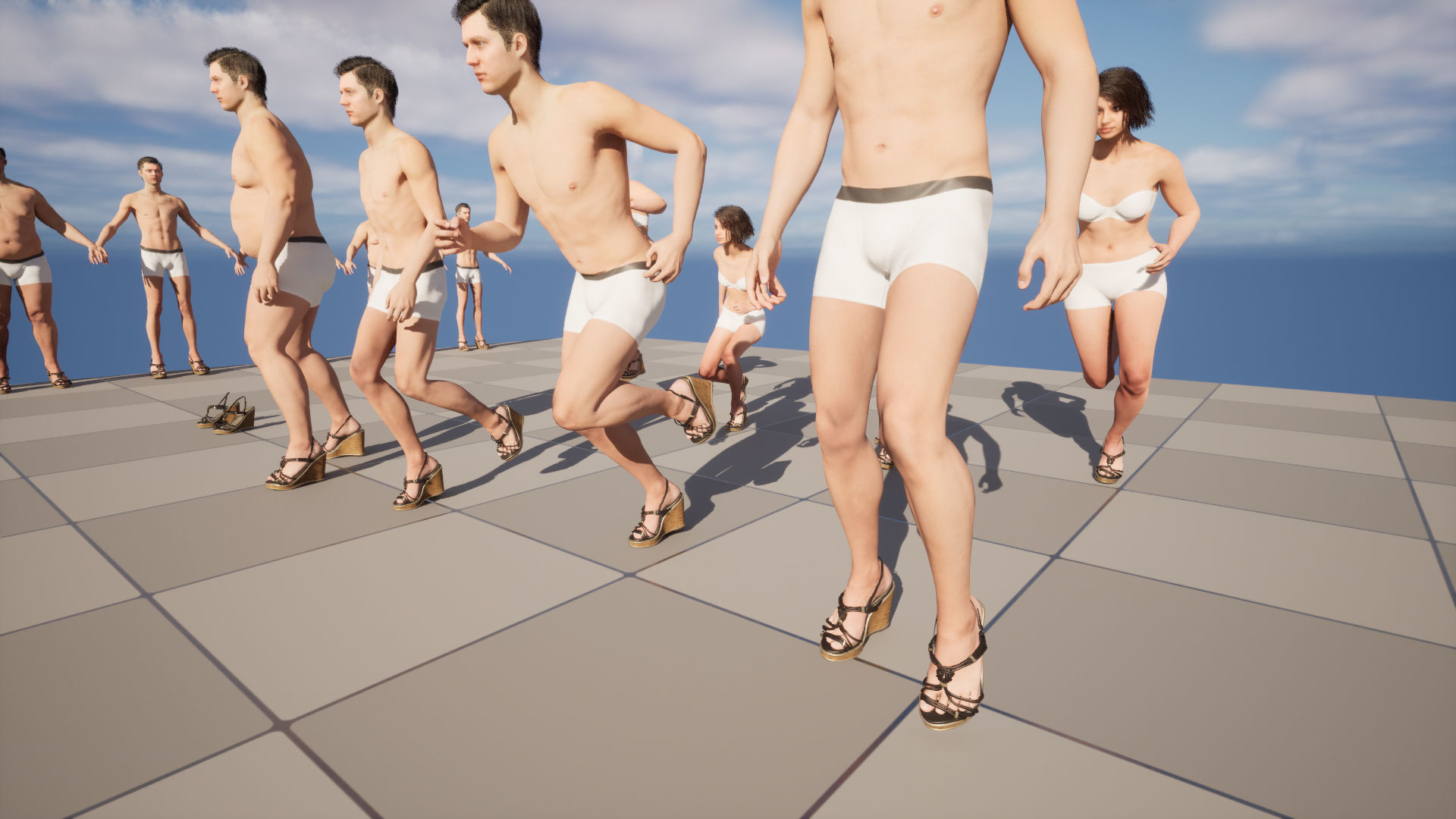 Shoes 217 - All MH Bodies - UE5 Skeletons - Rigged Low-poly 3D model_14