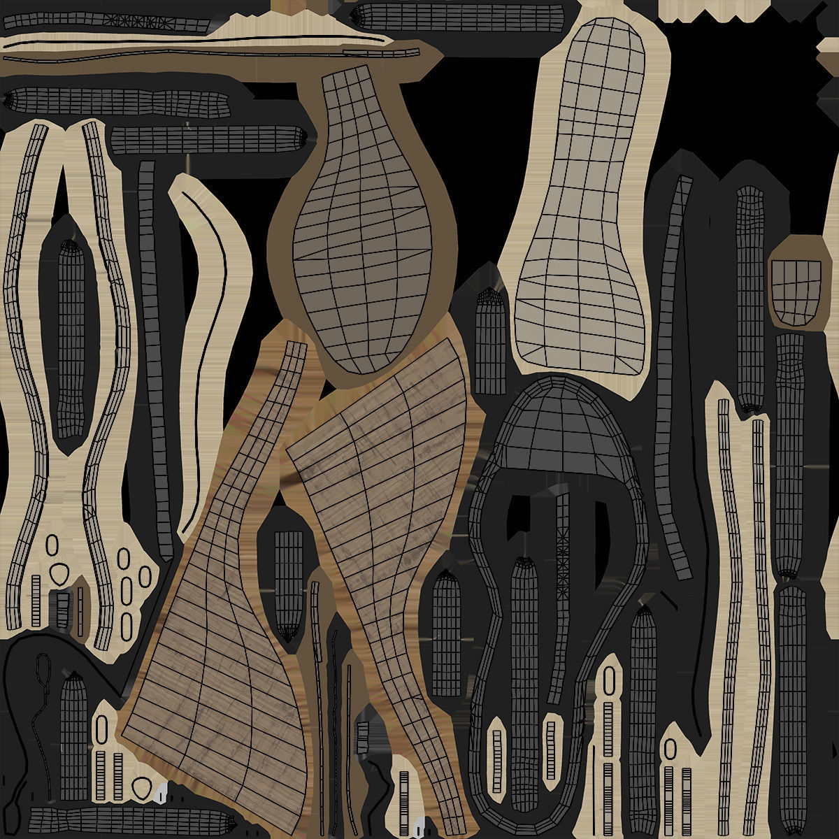 Shoes 217 - All MH Bodies - UE5 Skeletons - Rigged Low-poly 3D model_12