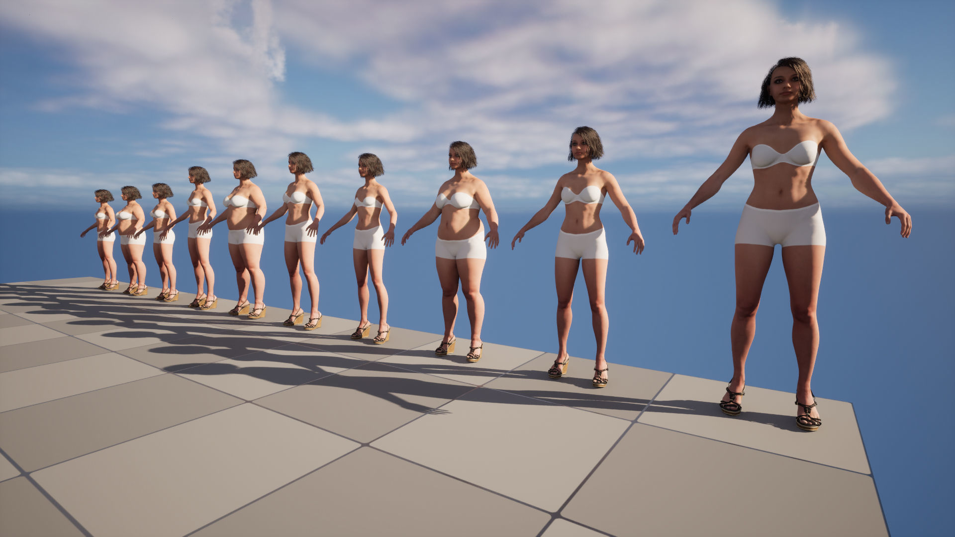 Shoes 217 - All MH Bodies - UE5 Skeletons - Rigged Low-poly 3D model_16