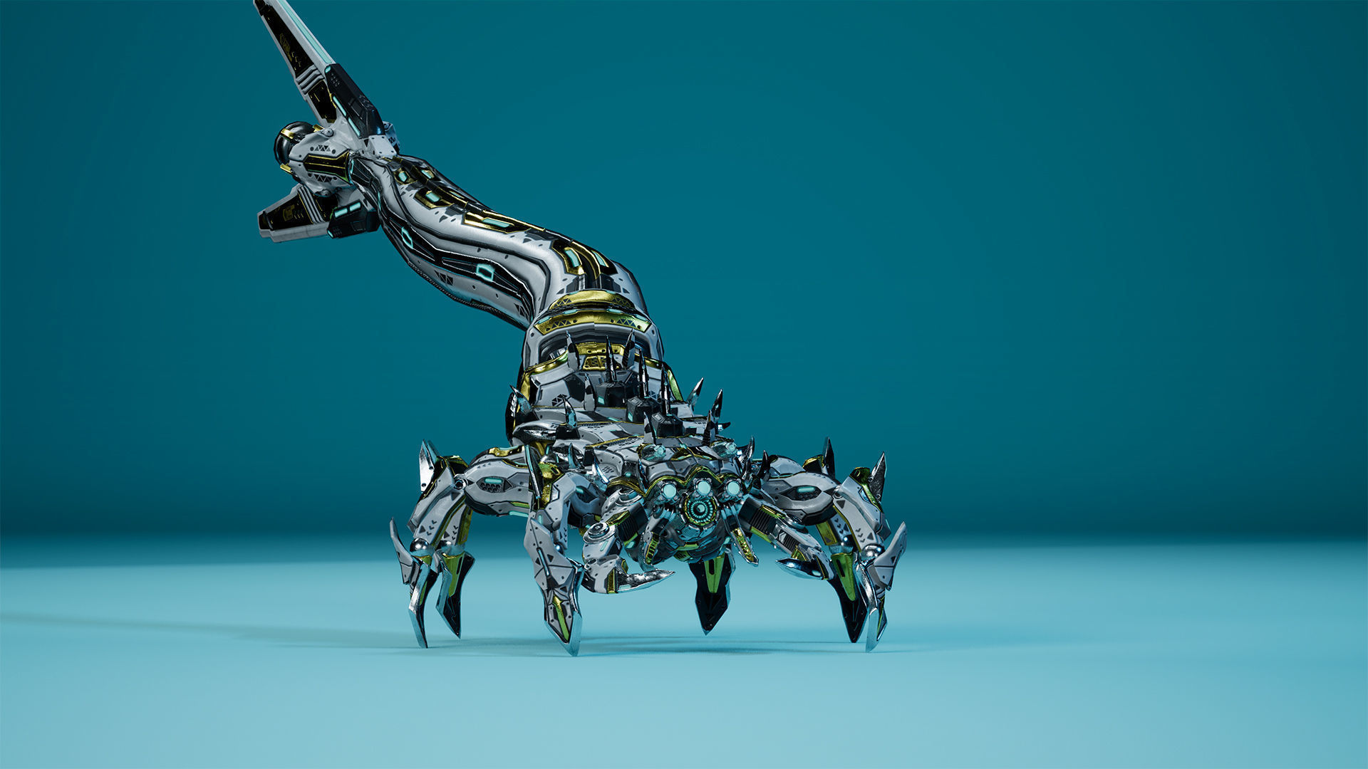 Sci-Fi Tadpole Low-poly 3D model_15