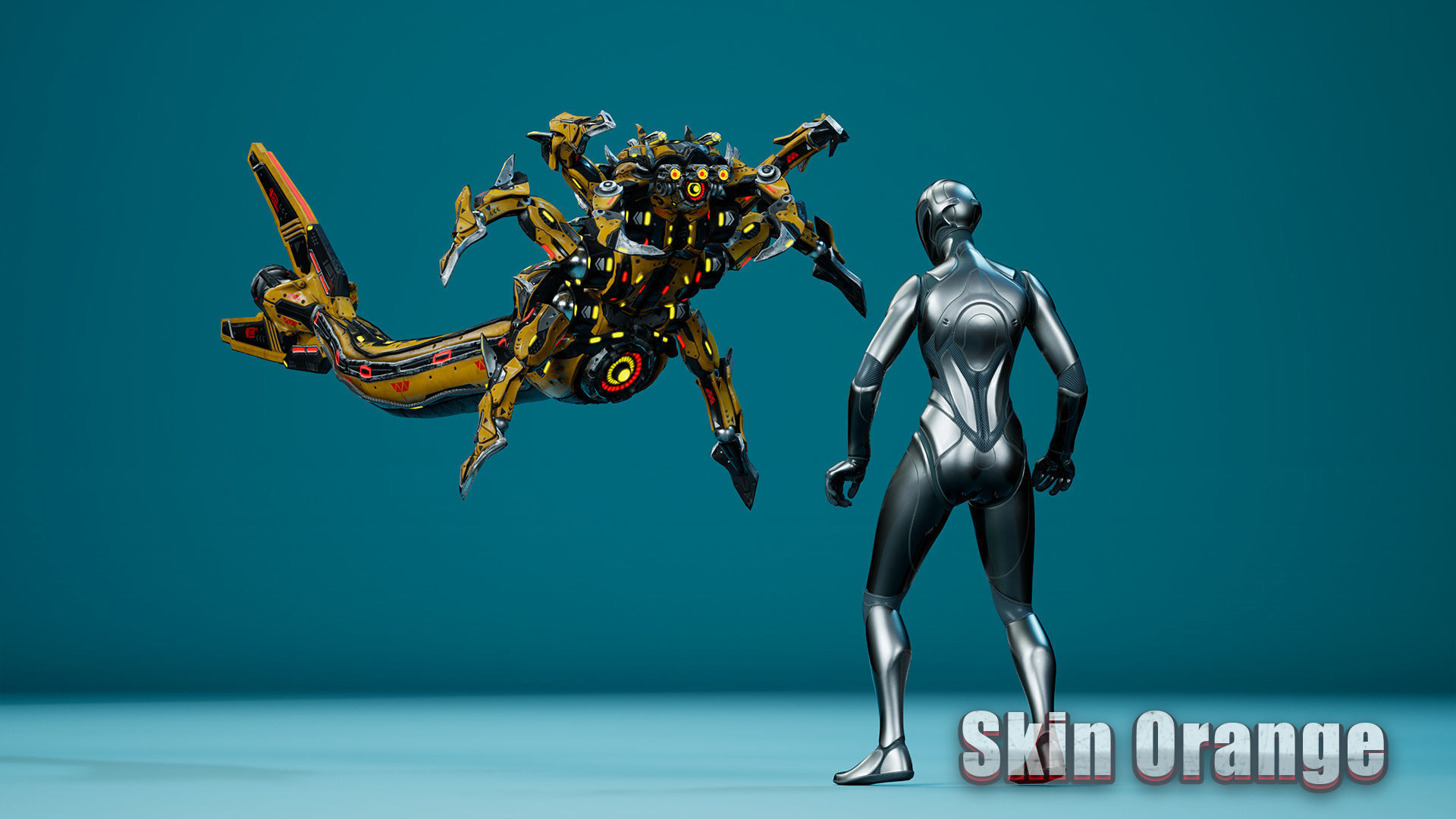 Sci-Fi Tadpole Low-poly 3D model_3