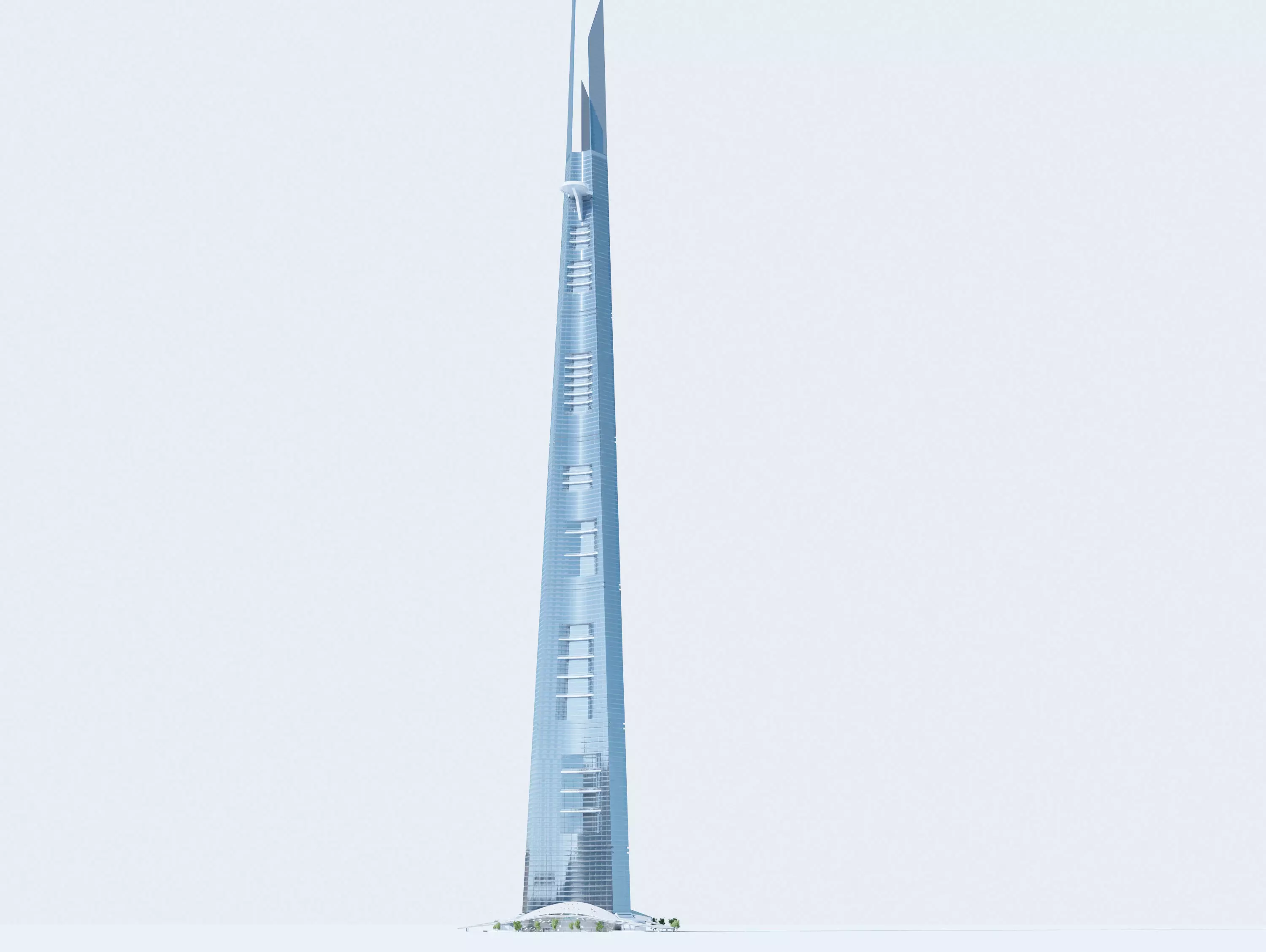 jeddah tower - saudi arabia 3D model