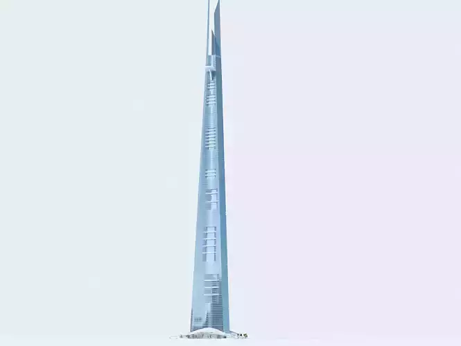 jeddah tower - saudi arabia 3D model