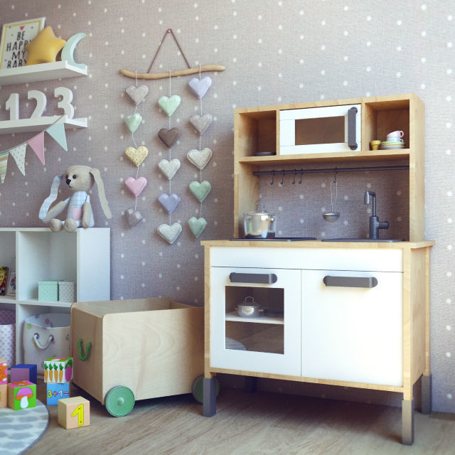 Playful Children Room  3D model_2