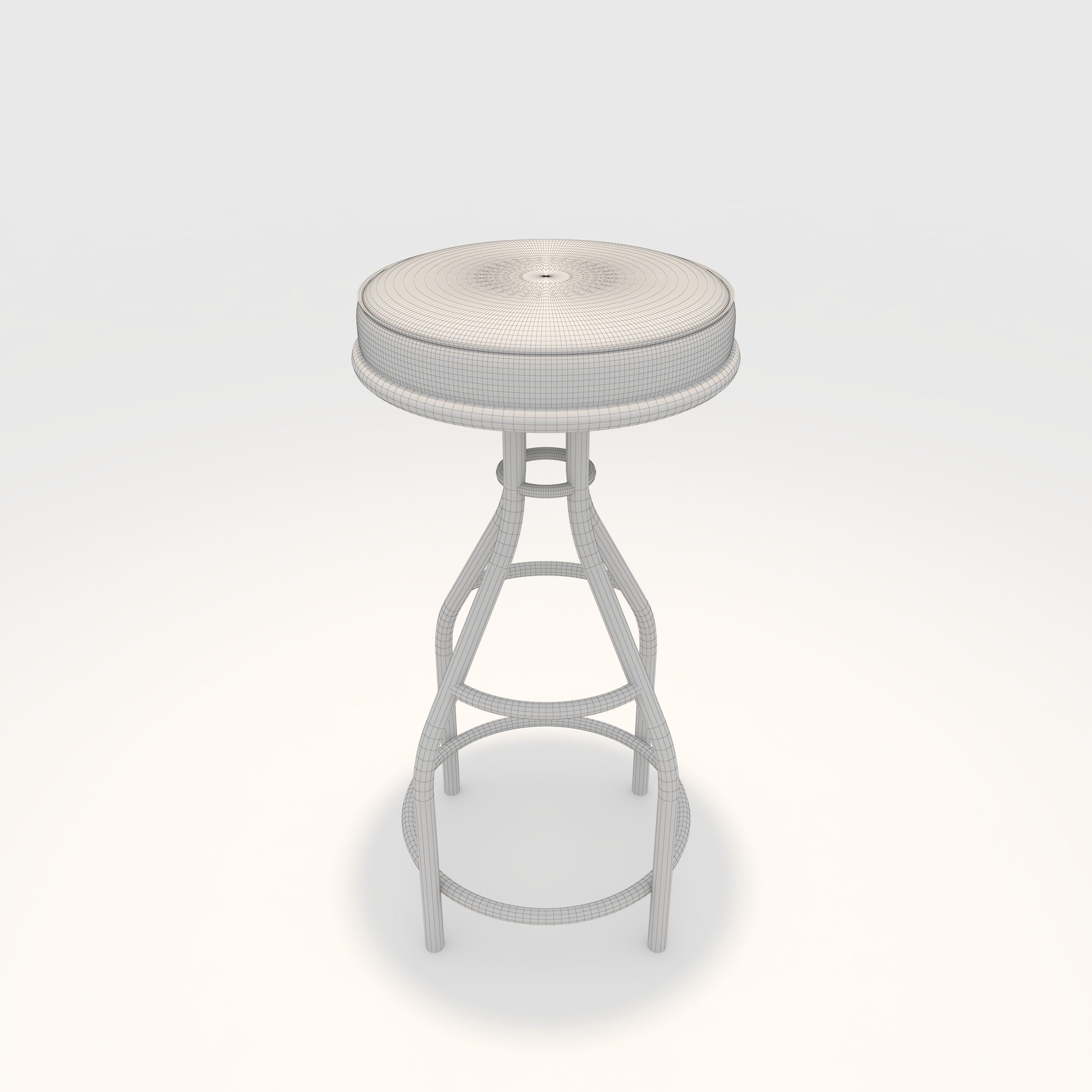 Bar Stool 46 3D model_3