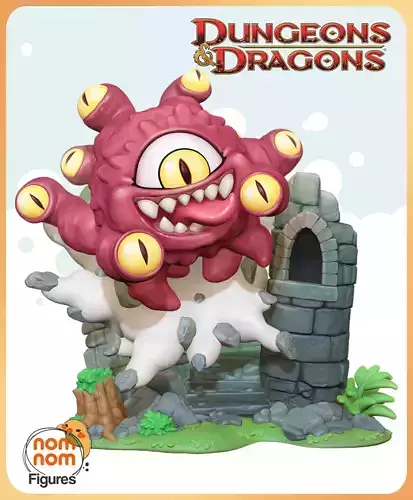 Chibi Beholder from Dungeons and Dragons