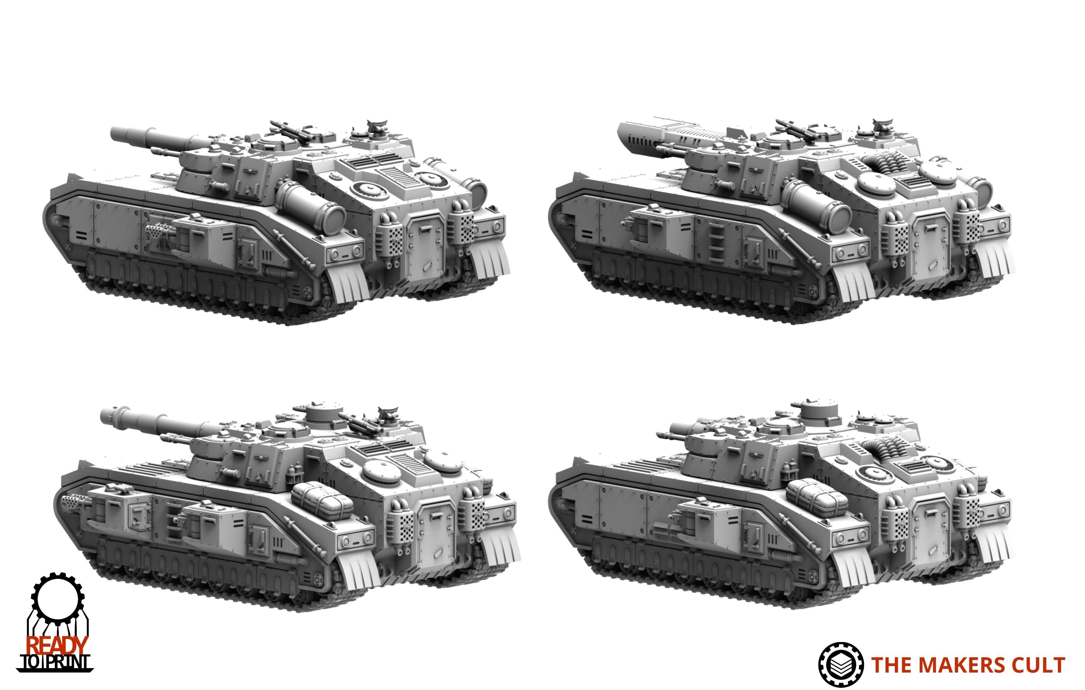 Universal Guard - Heavy Battle Tank 2 3D print model_4