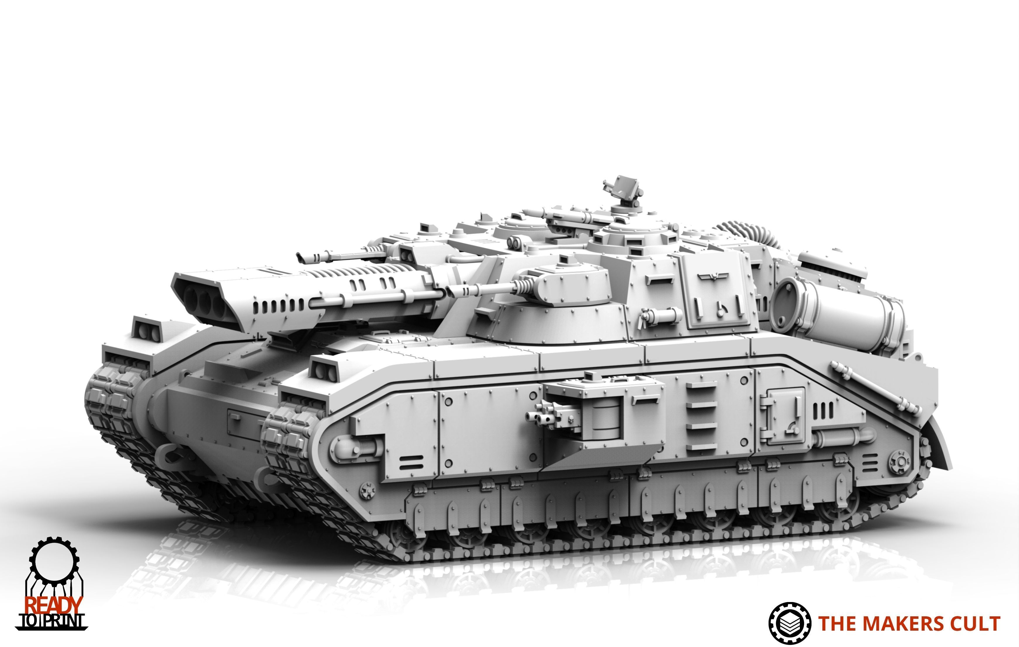 Universal Guard - Heavy Battle Tank 2 3D print model_5