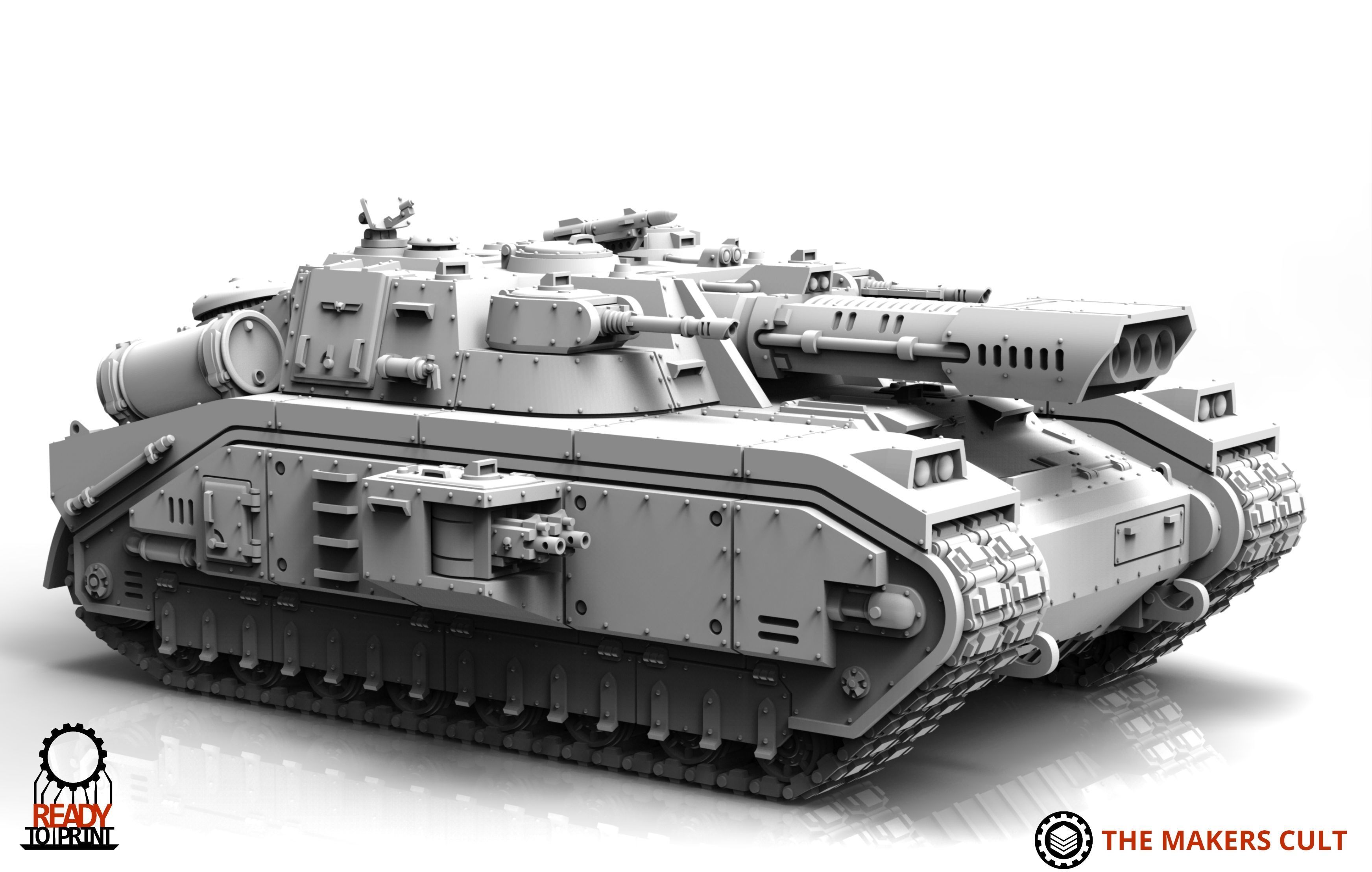 Universal Guard - Heavy Battle Tank 2 3D print model_9