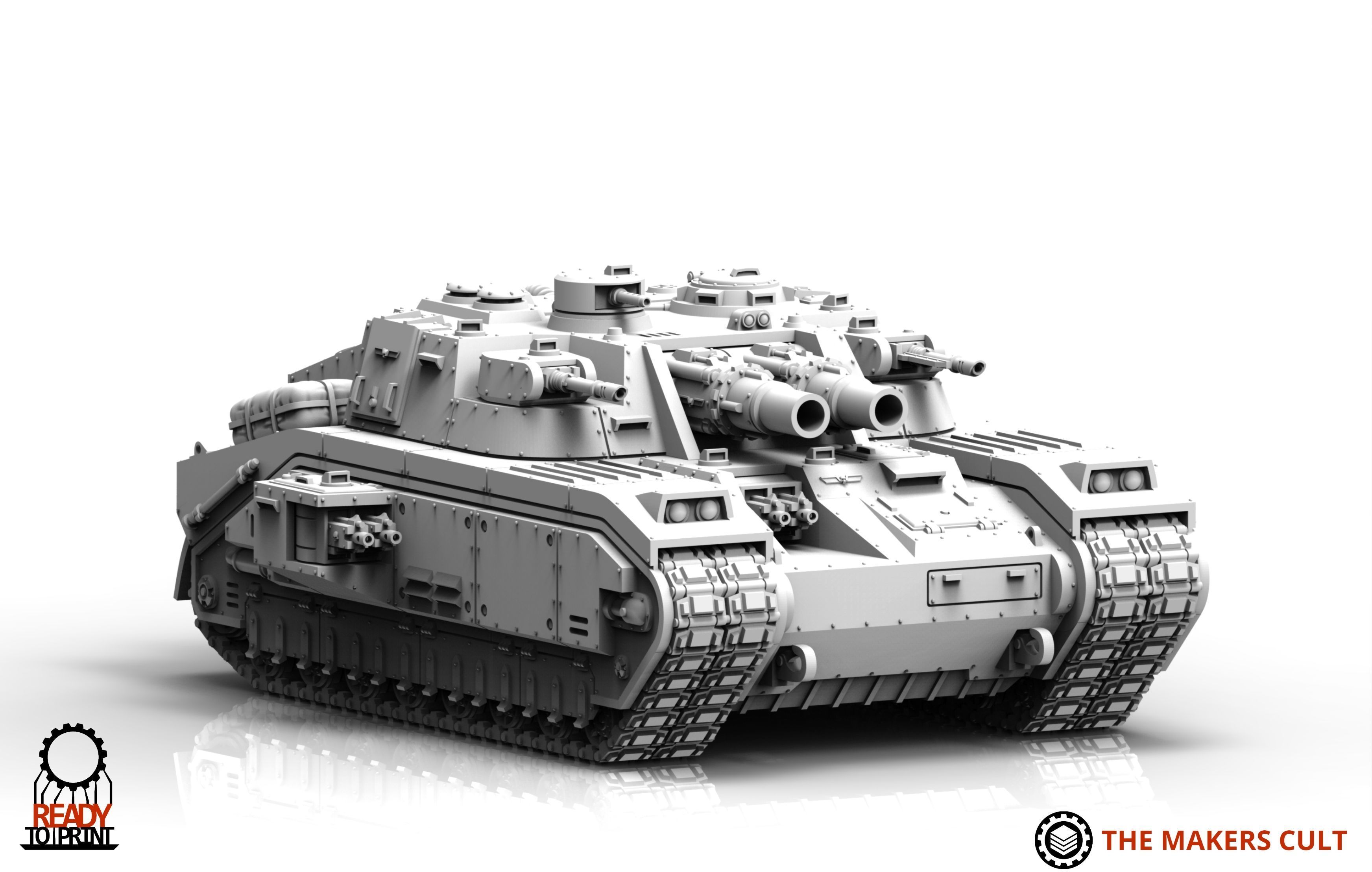 Universal Guard - Heavy Battle Tank 2 3D print model_8