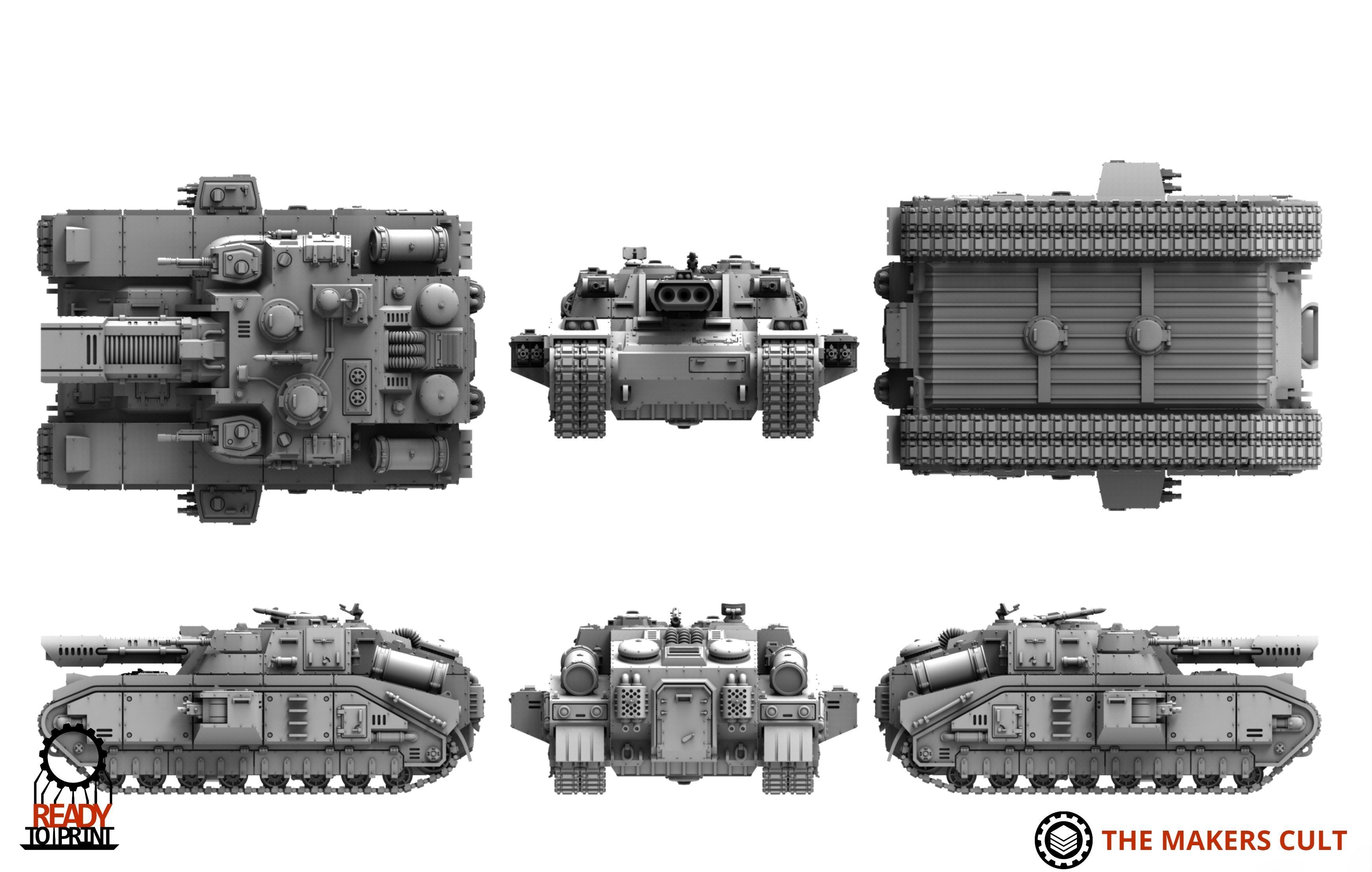 Universal Guard - Heavy Battle Tank 2 3D print model_2