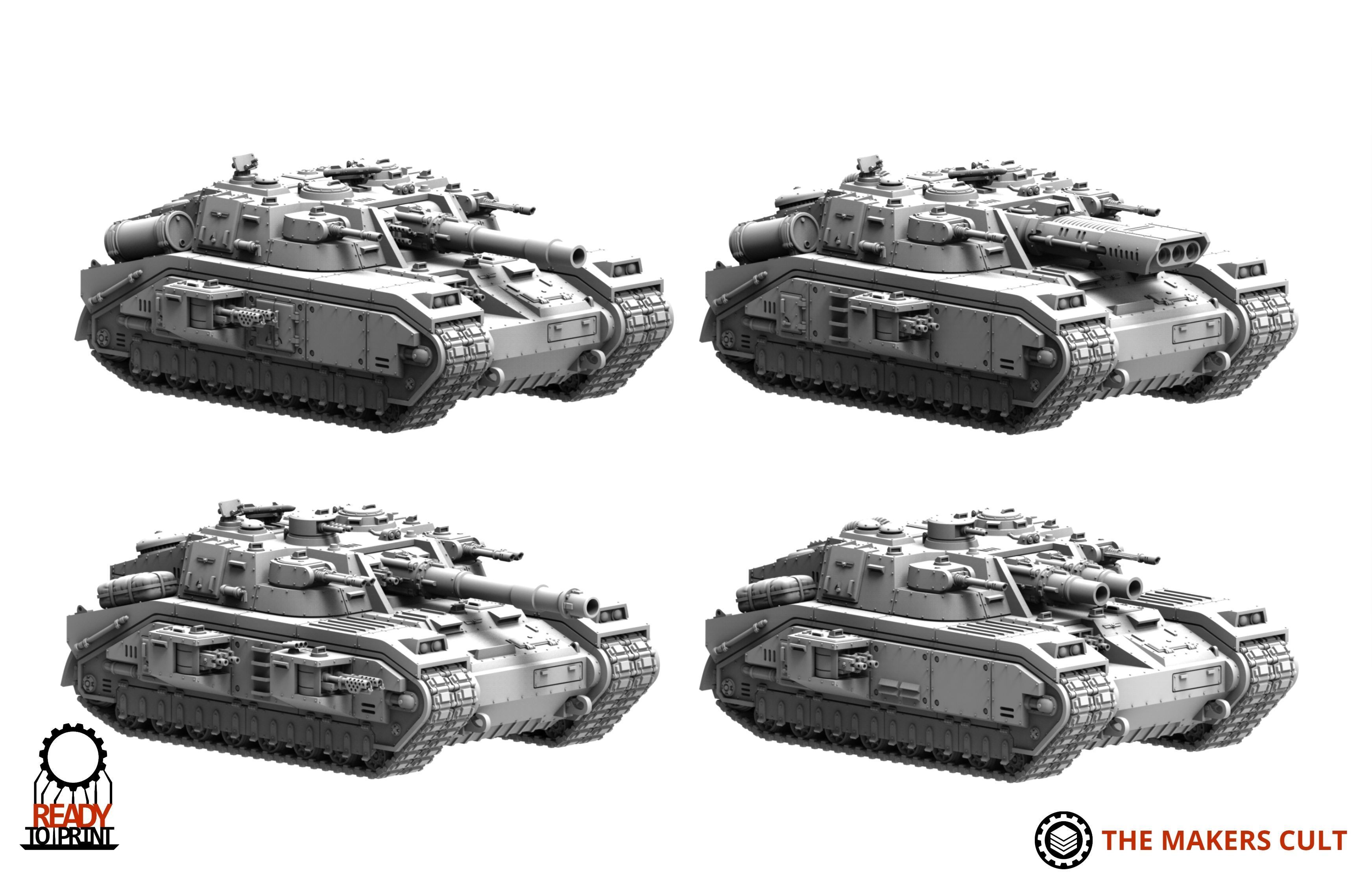 Universal Guard - Heavy Battle Tank 2 3D print model_3