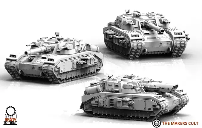 Universal Guard - Heavy Battle Tank 2 3D print model