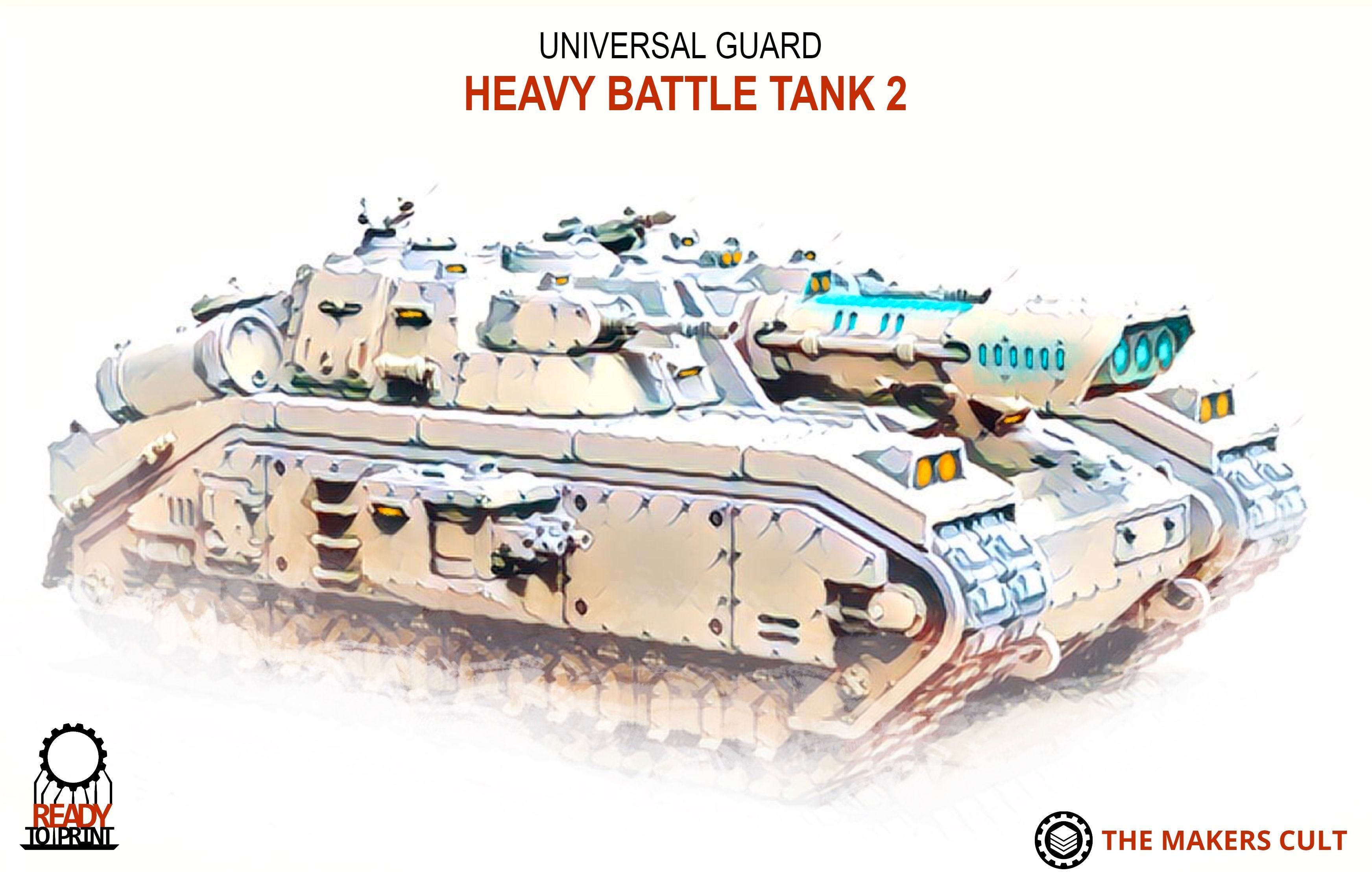 Universal Guard - Heavy Battle Tank 2 3D print model_1