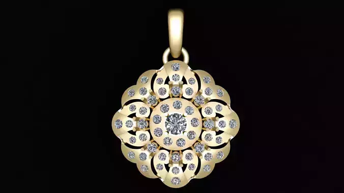 RUSSIAN STYLE PENDANT 3D PRINTABLE MODEL