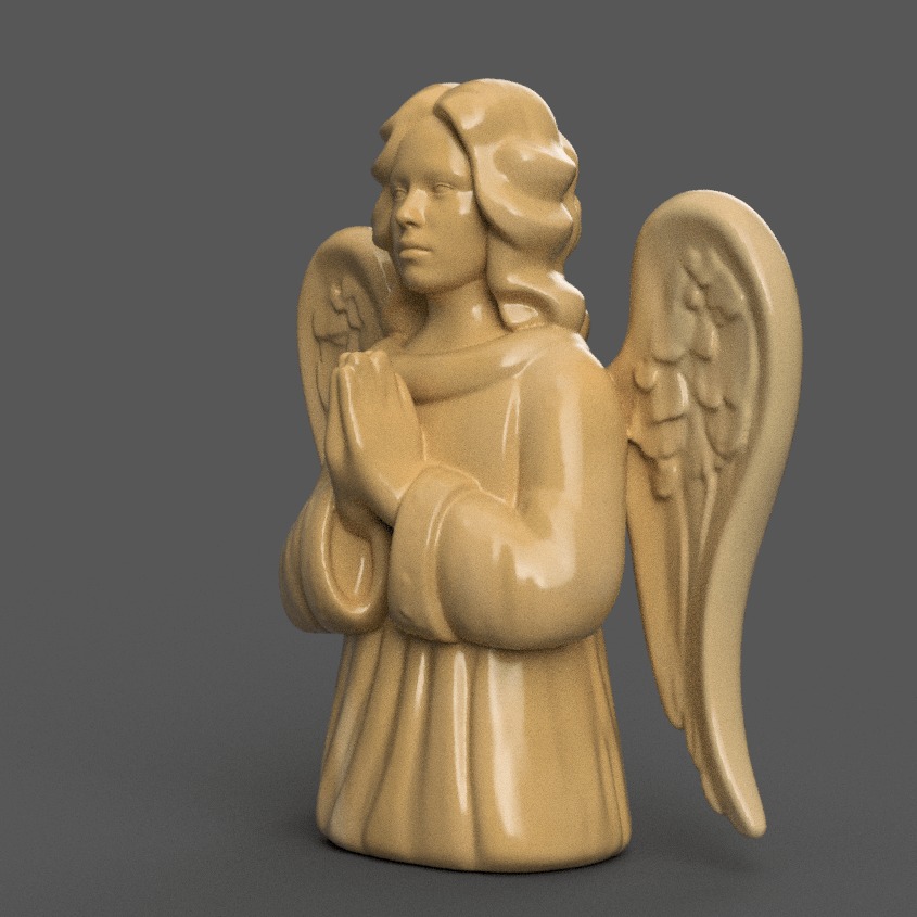 angel for christmas decoration 008 3D print model_1