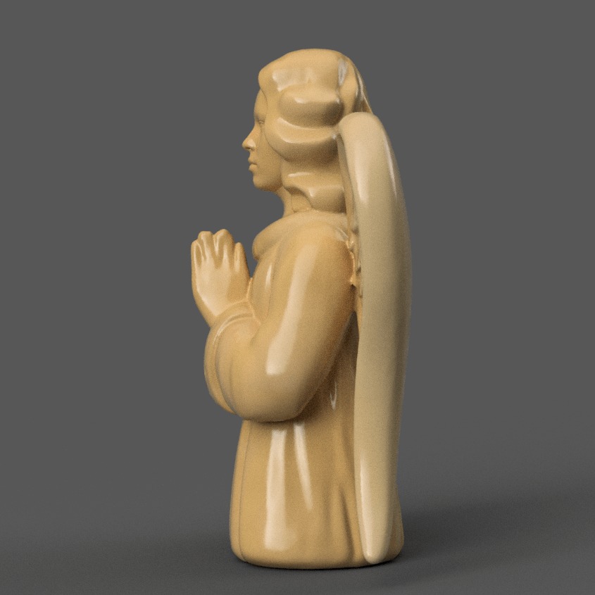 angel for christmas decoration 008 3D print model_2