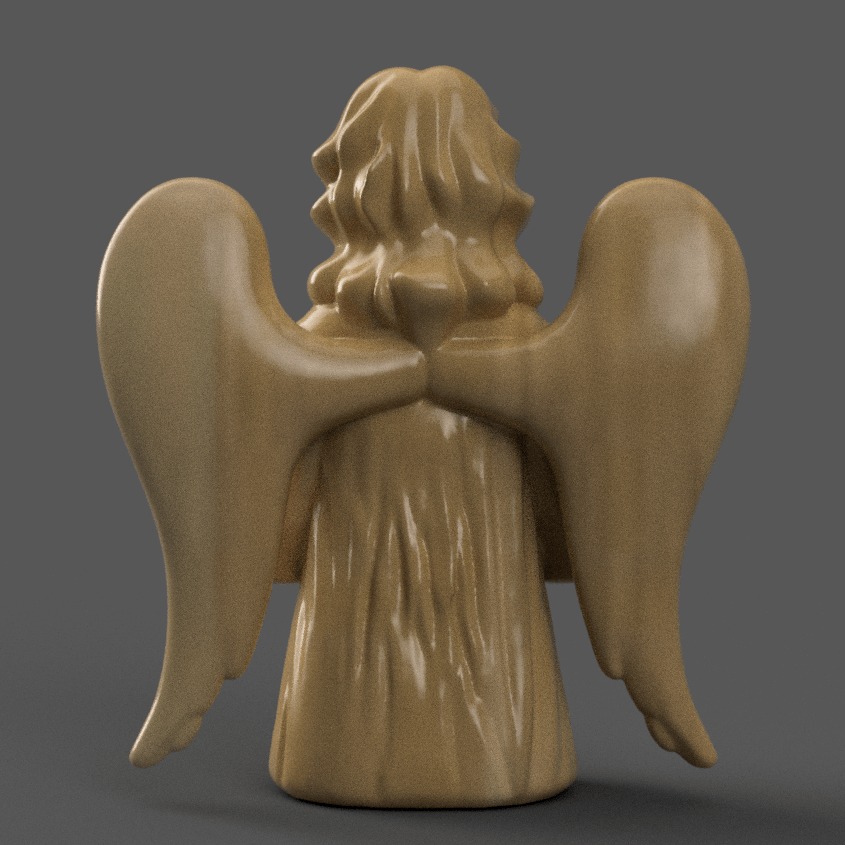 angel for christmas decoration 008 3D print model_4