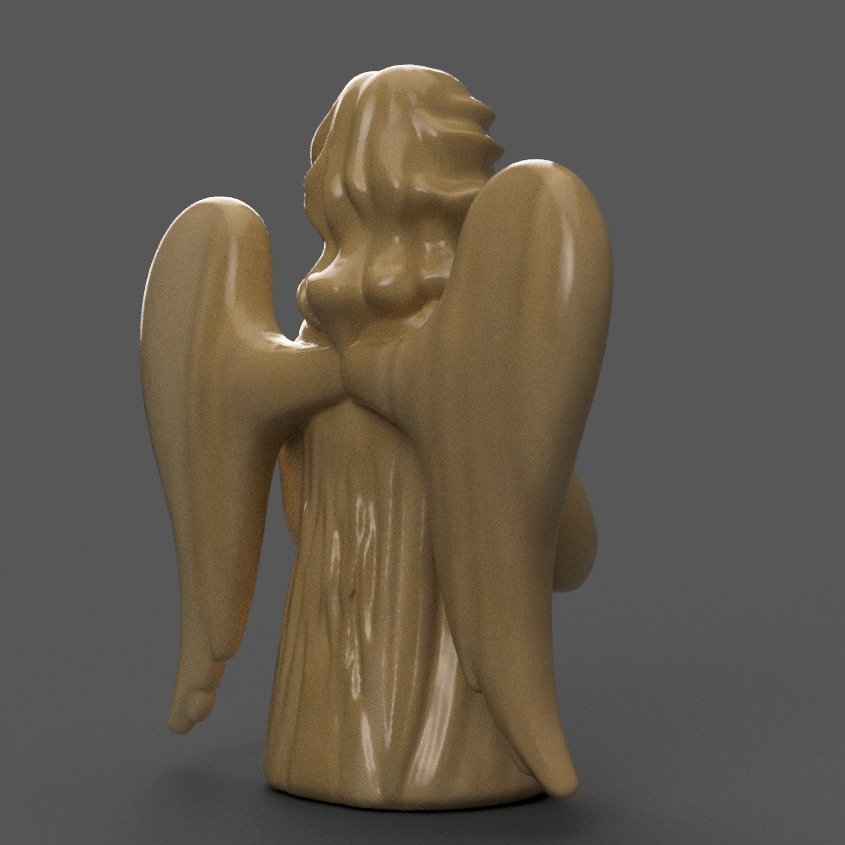 angel for christmas decoration 008 3D print model_5