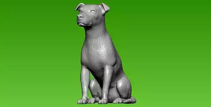 Terrier - bulldog model - 3D print