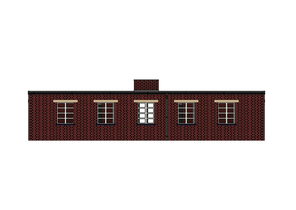 Model Railway Lineside Building 1 3D print model_5