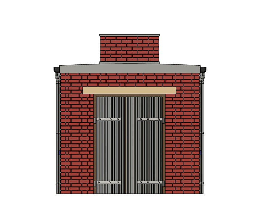 Model Railway Lineside Building 1 3D print model_8