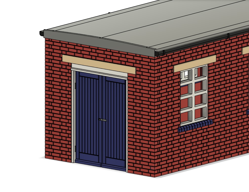 Model Railway Lineside Building 1 3D print model_9