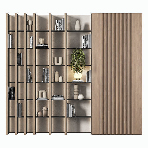 128 bookcase 128 3D model