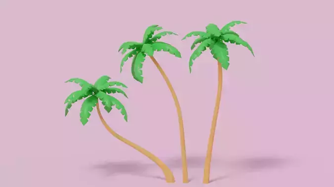 Cartoon Palm Tree