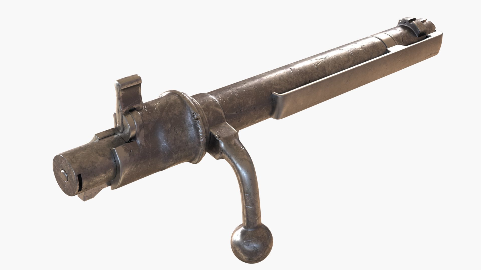 Karabiner 98K Low-poly 3D model_32