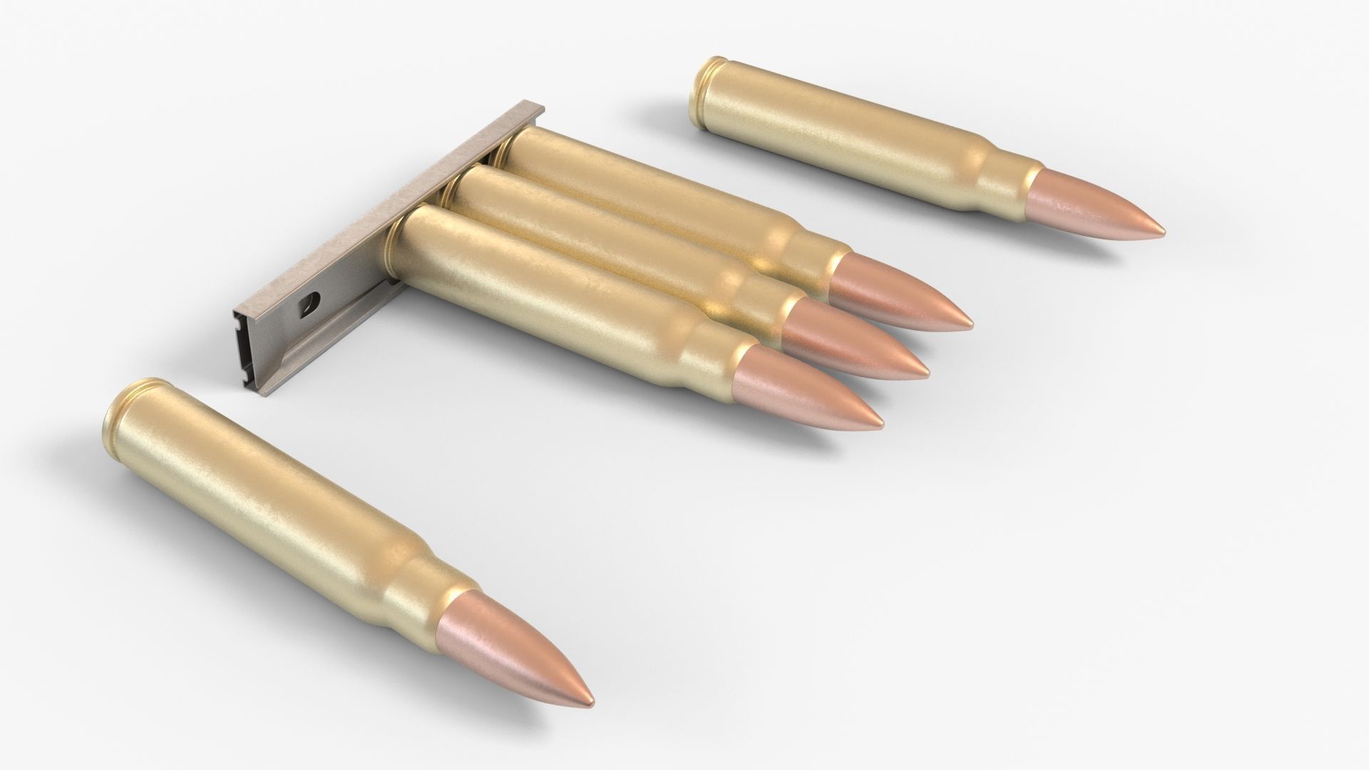 Karabiner 98K Low-poly 3D model_28