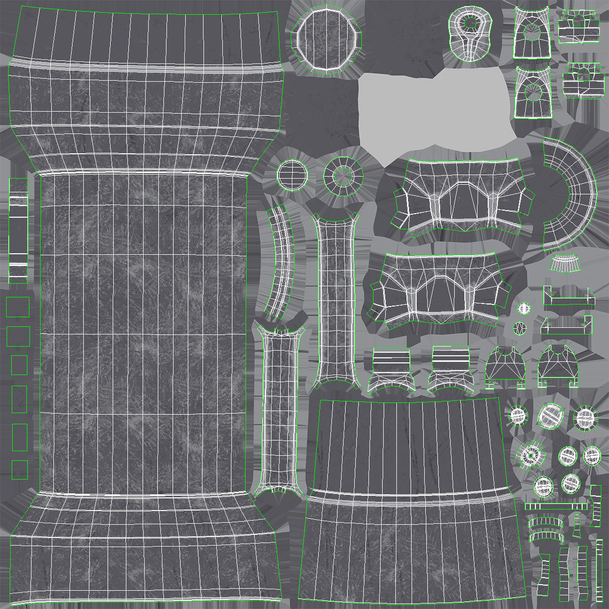 Karabiner 98K Low-poly 3D model_46