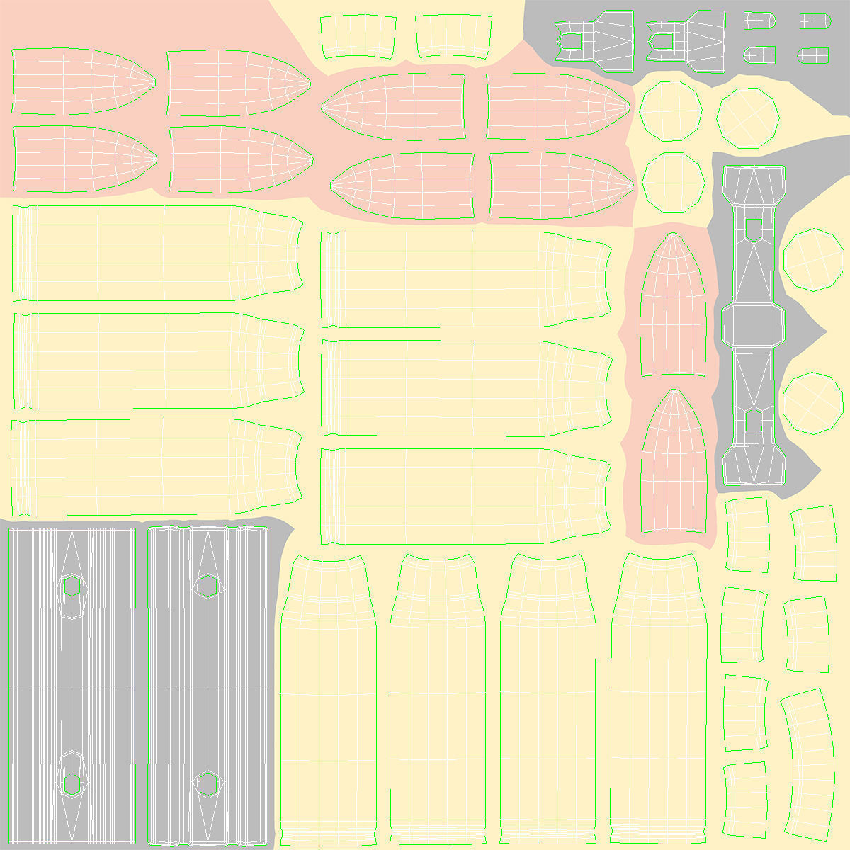 Karabiner 98K Low-poly 3D model_47