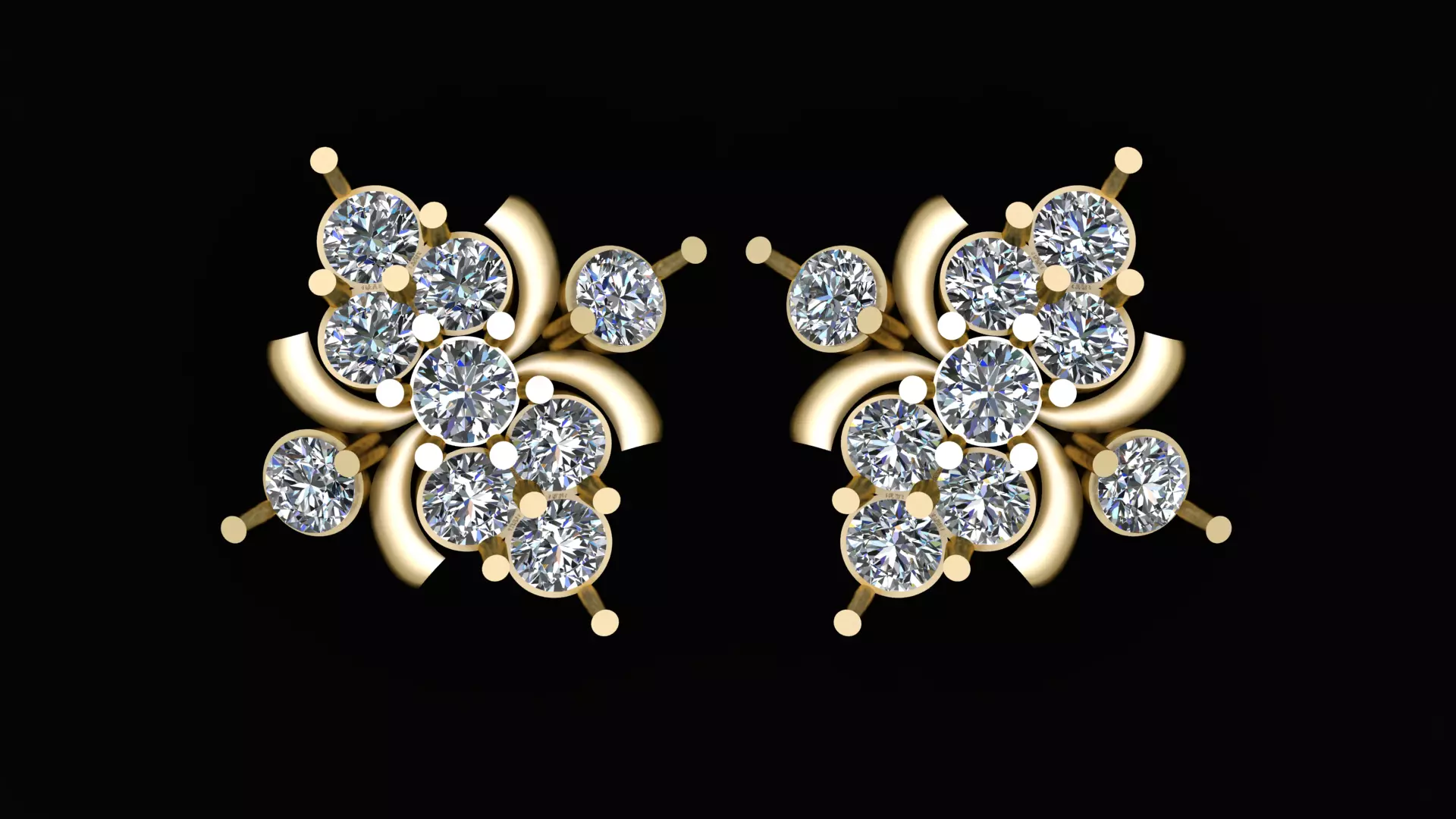 CLASSY STYLISH EARRING 3D PRINTABLE MODEL 3D print model