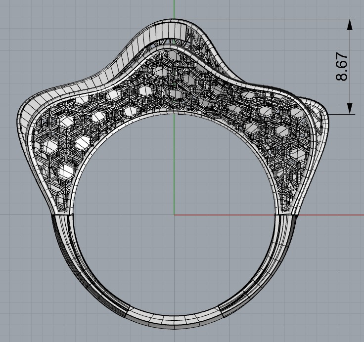SEA WAVE RING COLLECTION-RA03- 3D print model_3