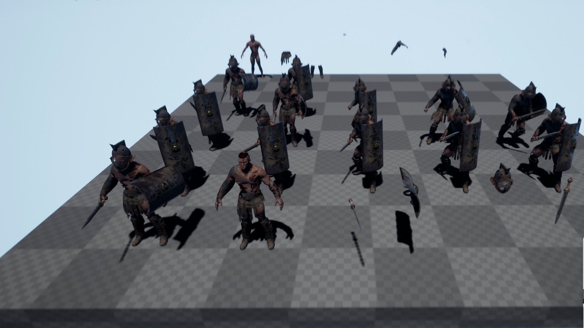 GLADIATOR MURMILLO UNDEAD1 Low-poly 3D model_19