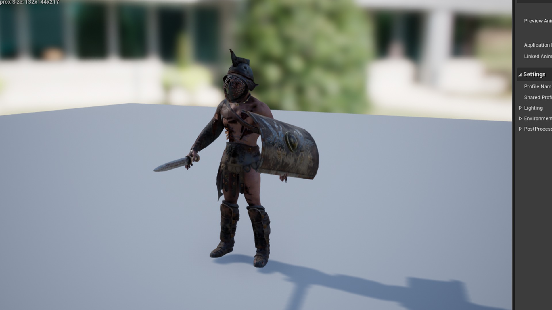 GLADIATOR MURMILLO UNDEAD1 Low-poly 3D model_16