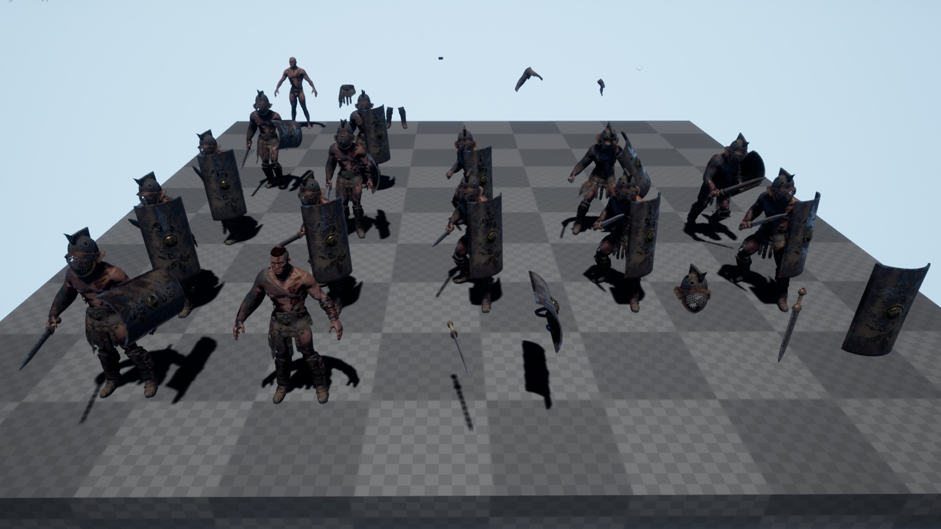 GLADIATOR MURMILLO UNDEAD1 Low-poly 3D model_15