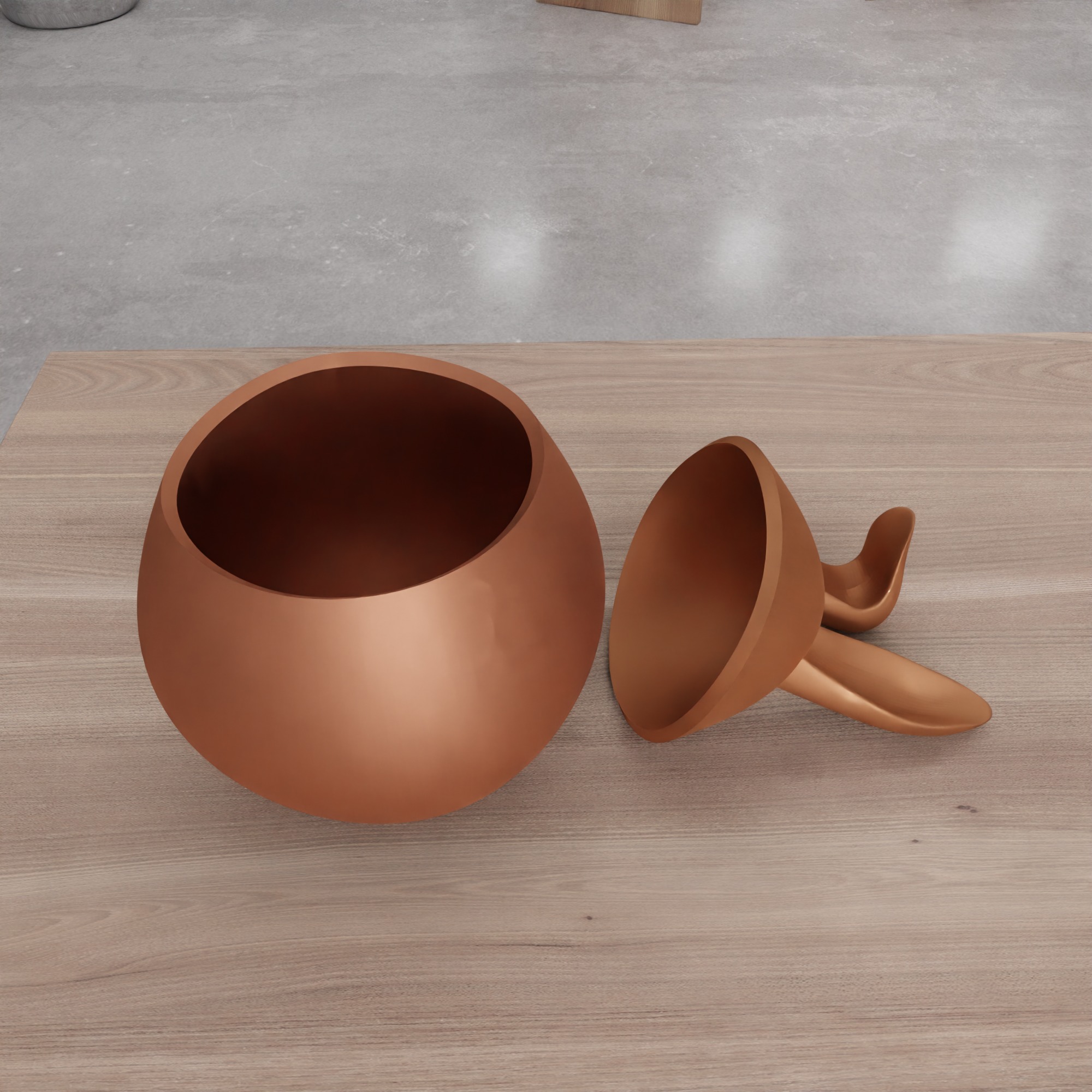 Cute Easter Bunny Basket - 327 3D print model_12