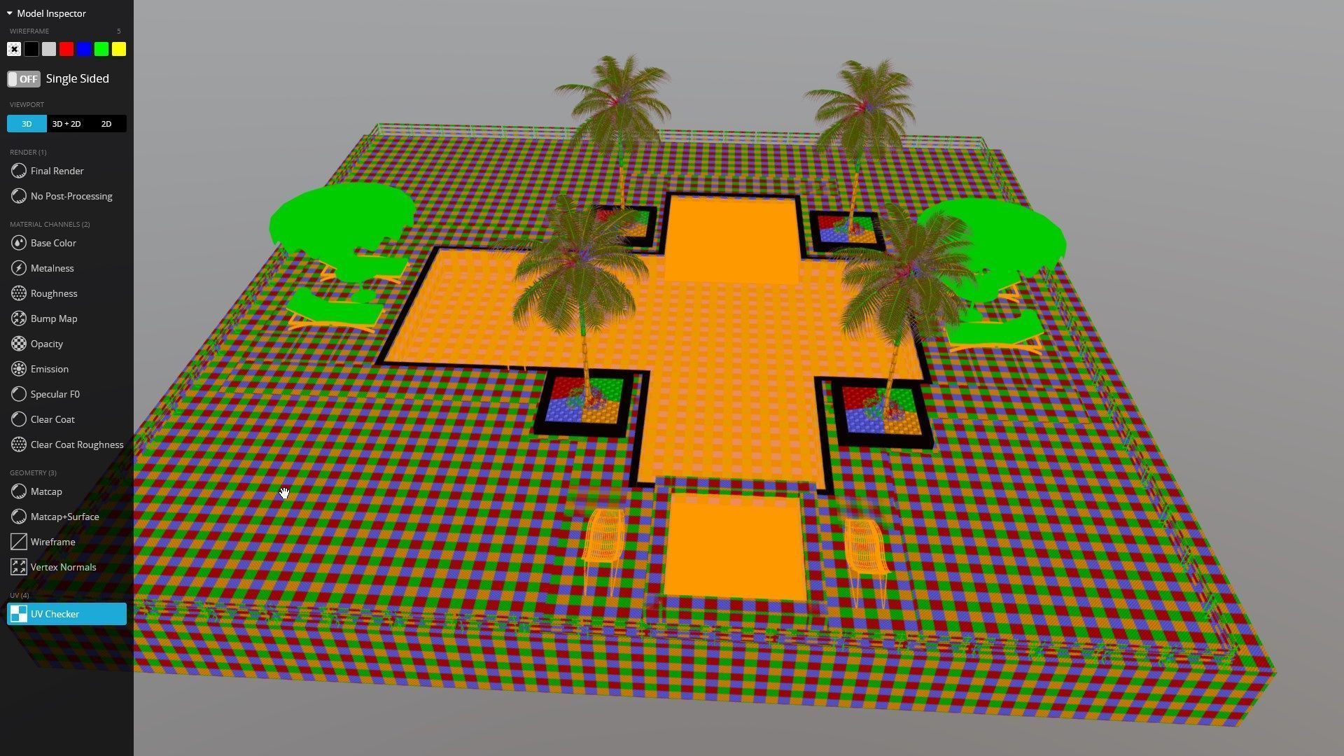 Swimming pool 3D model_11