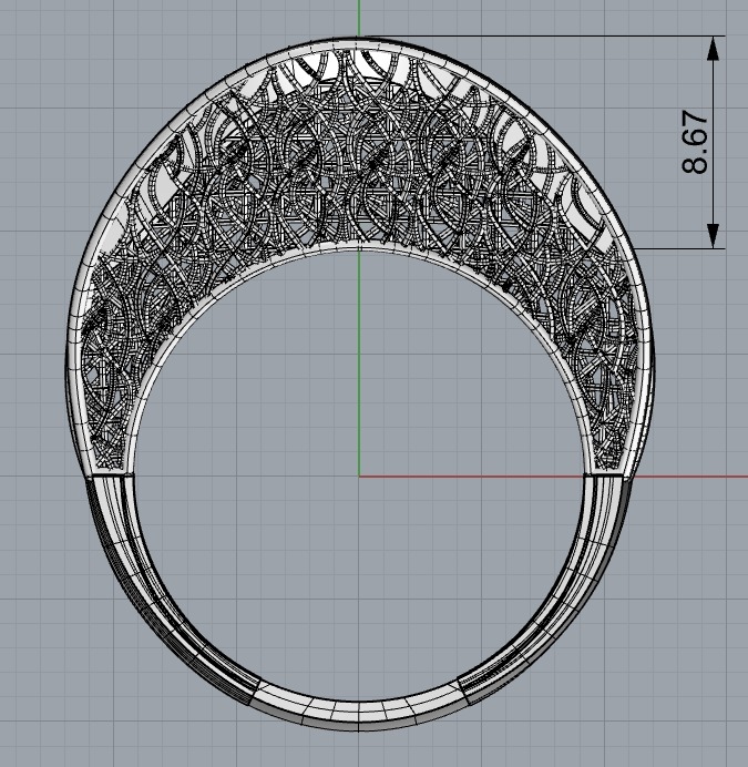 SEA WAVE RING COLLECTION-RA05- 3D print model_3