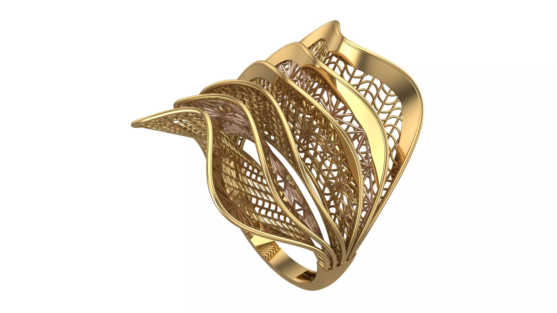 SEA WAVE RING COLLECTION-RA06- 3D print model_0