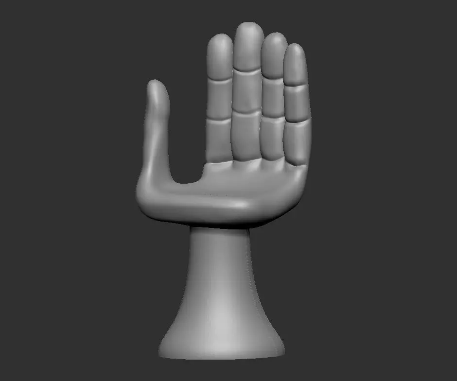 Hand Chair 3D model_0