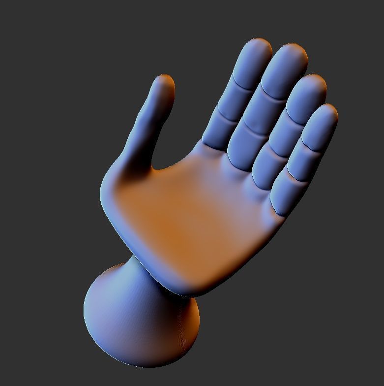 Hand Chair 3D model_4