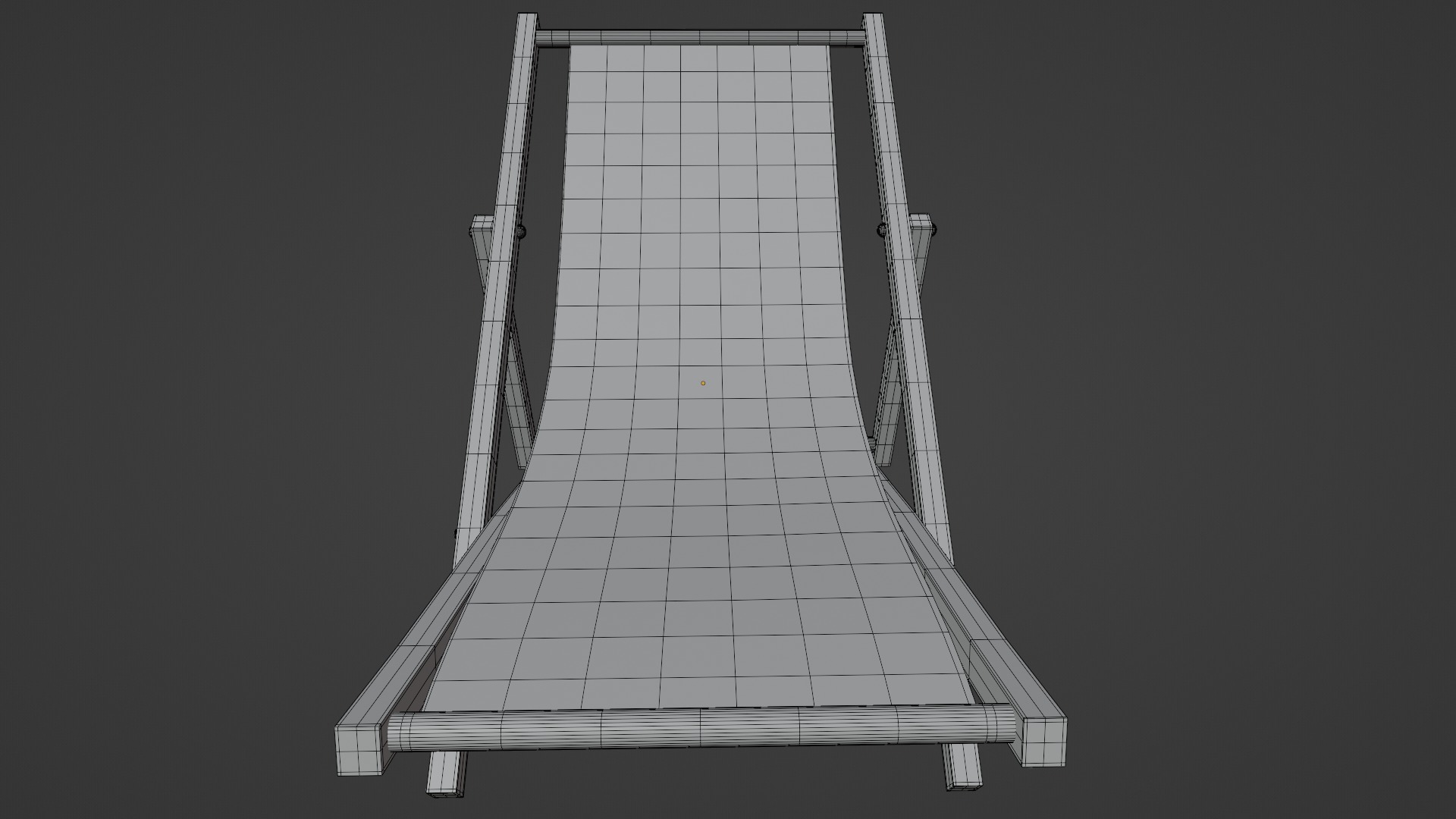 Beach Chair Low-poly 3D model_10