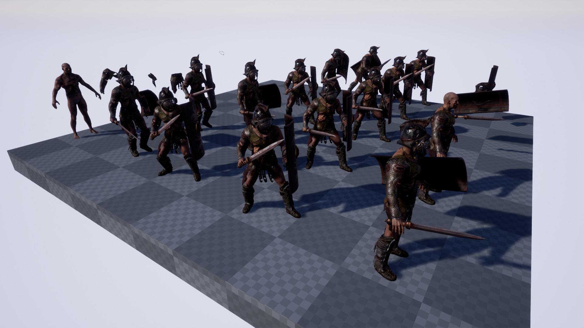 GLADIATOR MURMILLO UNDEAD2 Low-poly 3D model_19