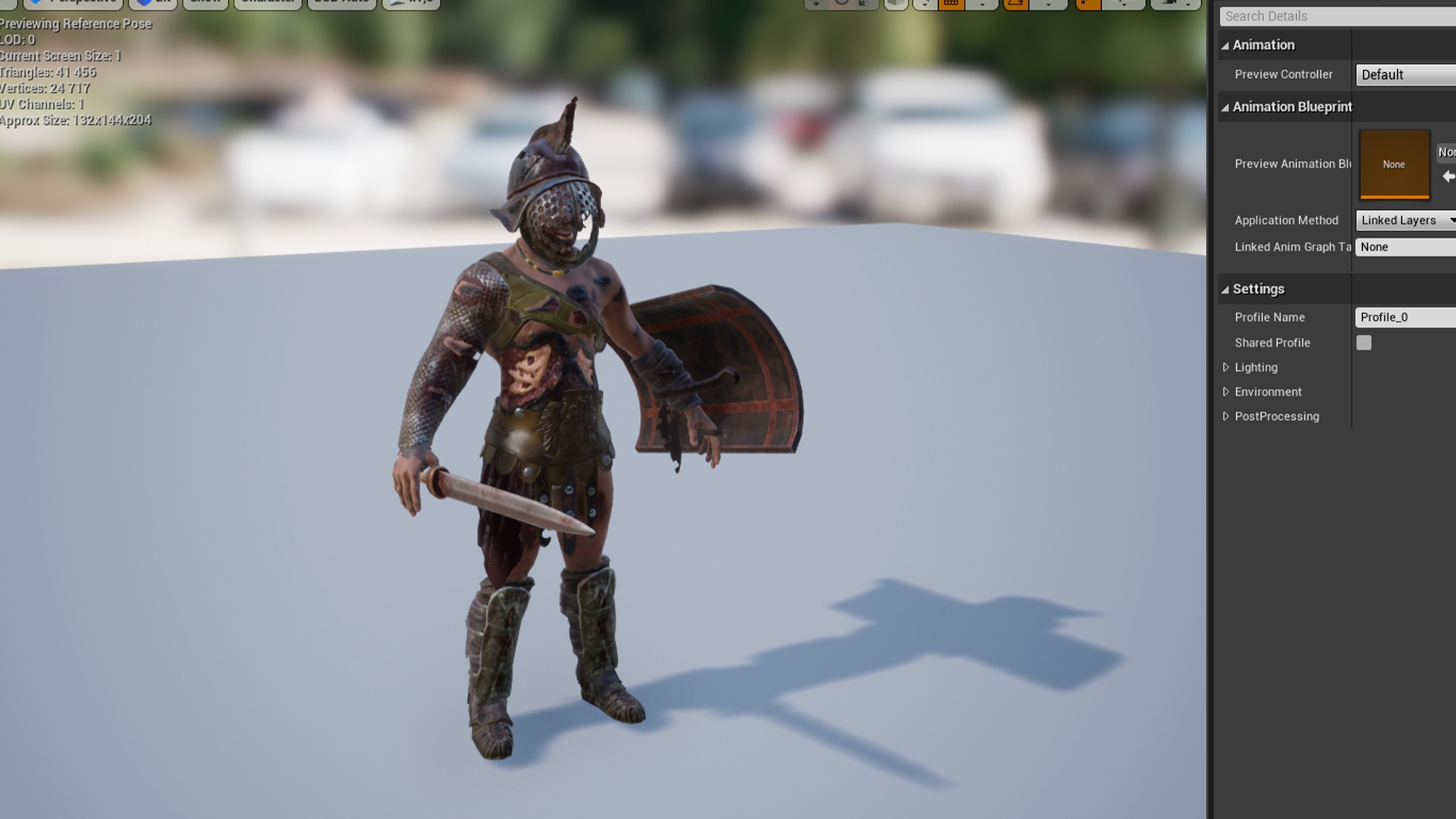 GLADIATOR MURMILLO UNDEAD2 Low-poly 3D model_16