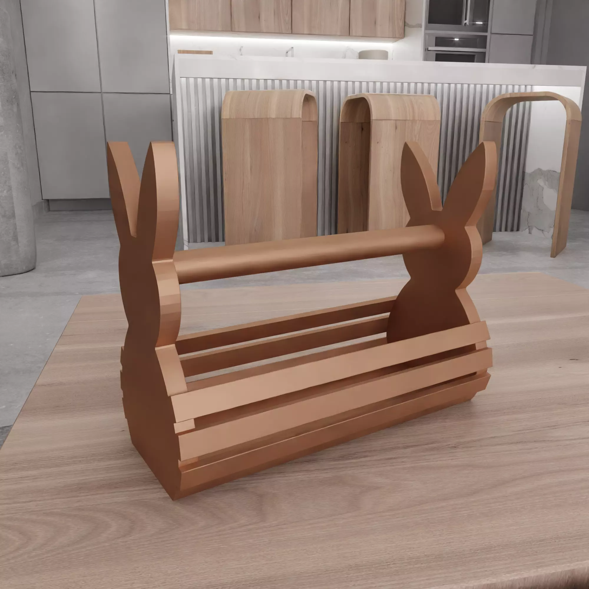 Easter Bunny Basket - 326 3D print model_8